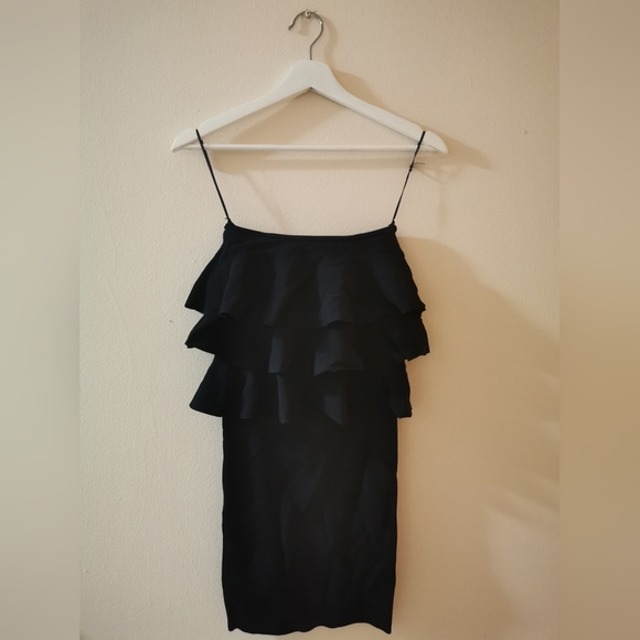 Zara Mini Ruffle Dress - Picture 1 of 11
